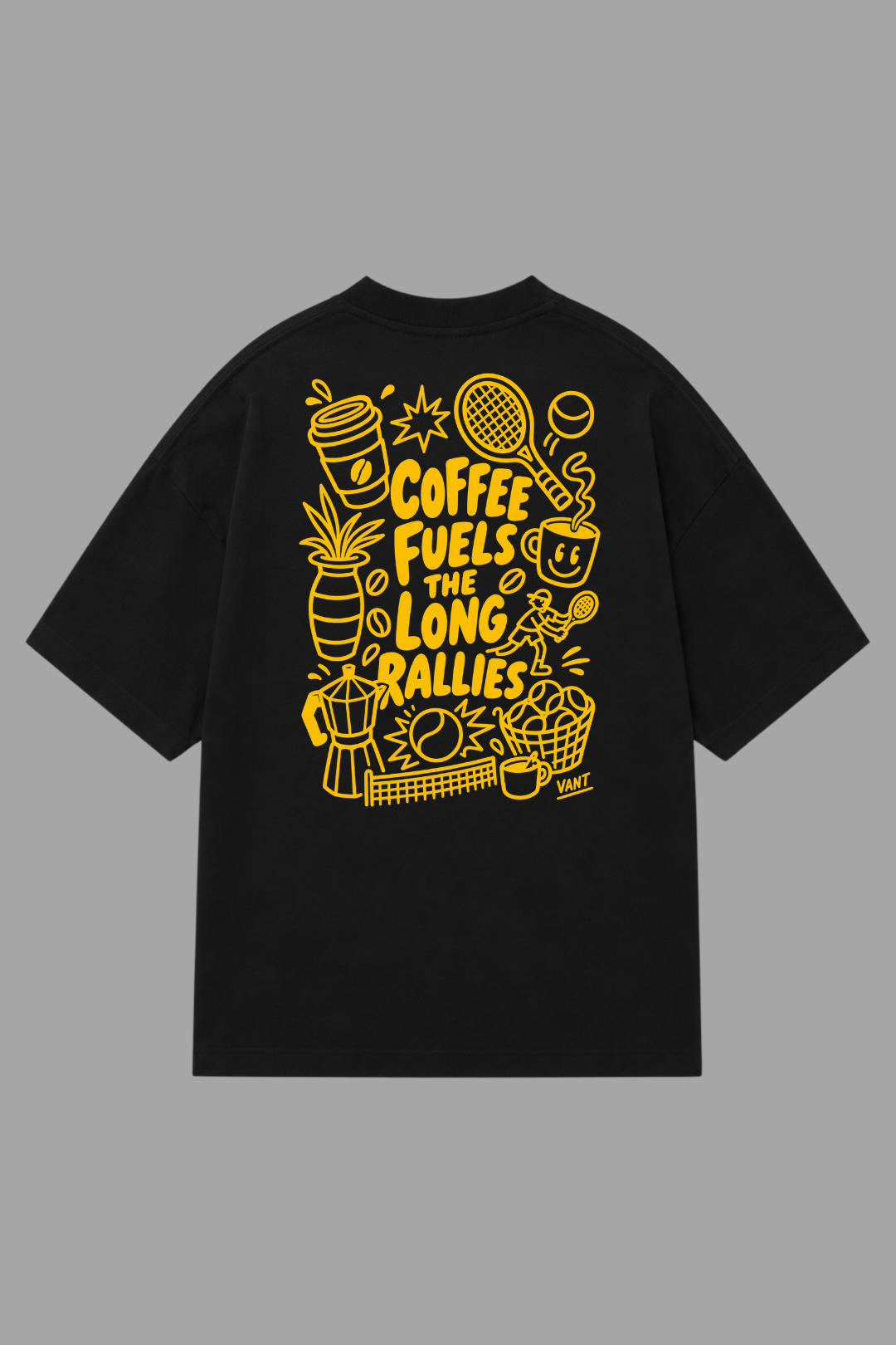 Camisa Oversized Coffee and Rallies