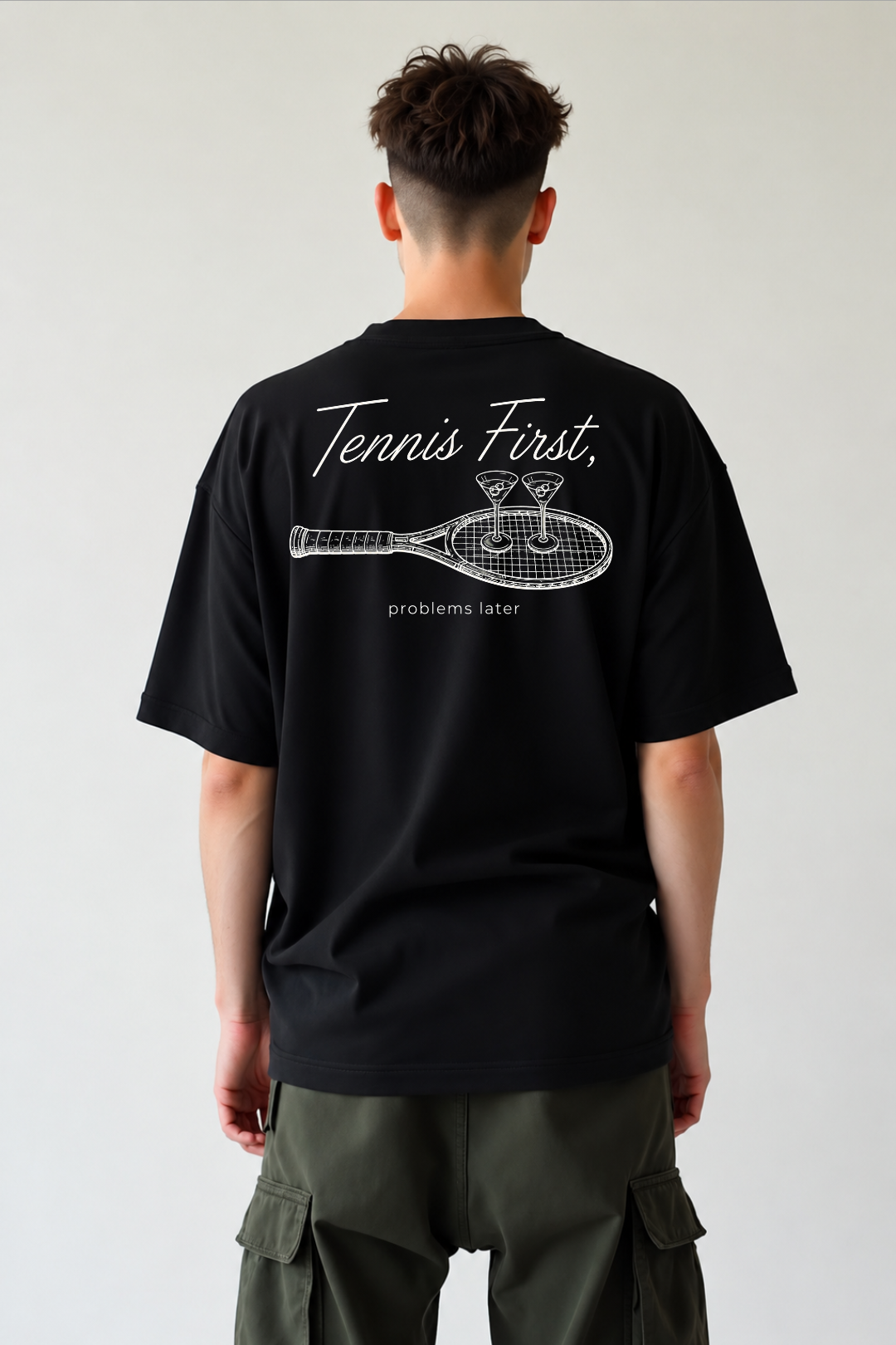 Camisa Oversized Tennis first, problems later