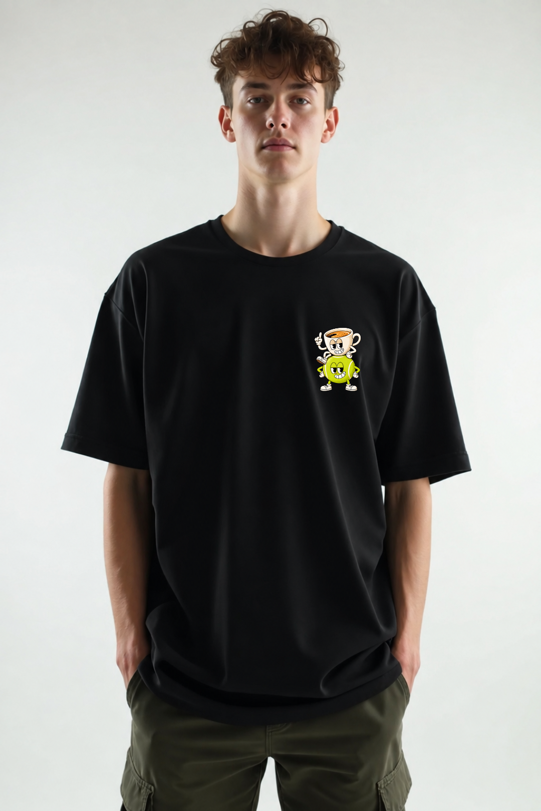Camisa Oversized More Espresso, Less Court Stress