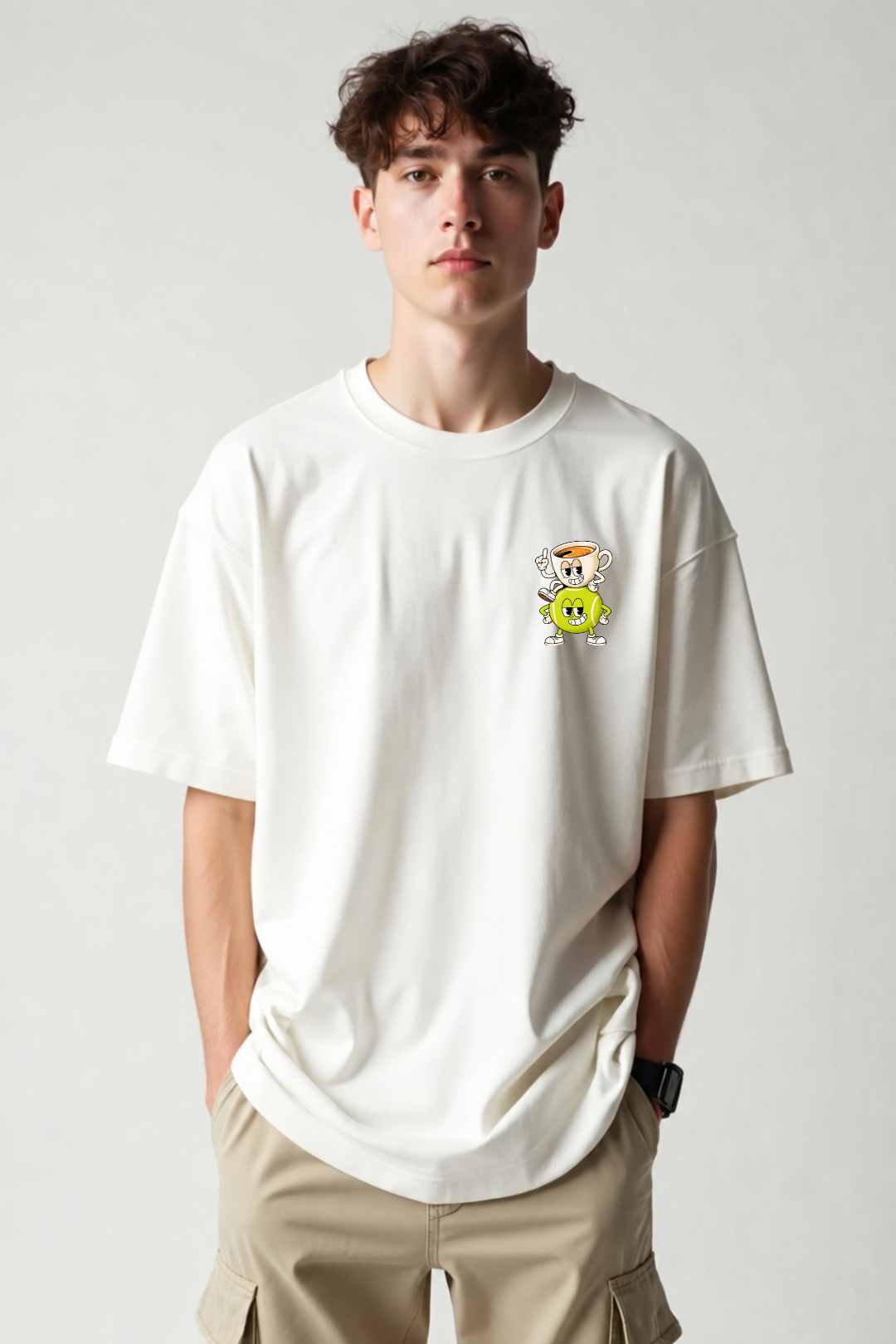 Camisa Oversized More Espresso, Less Court Stress