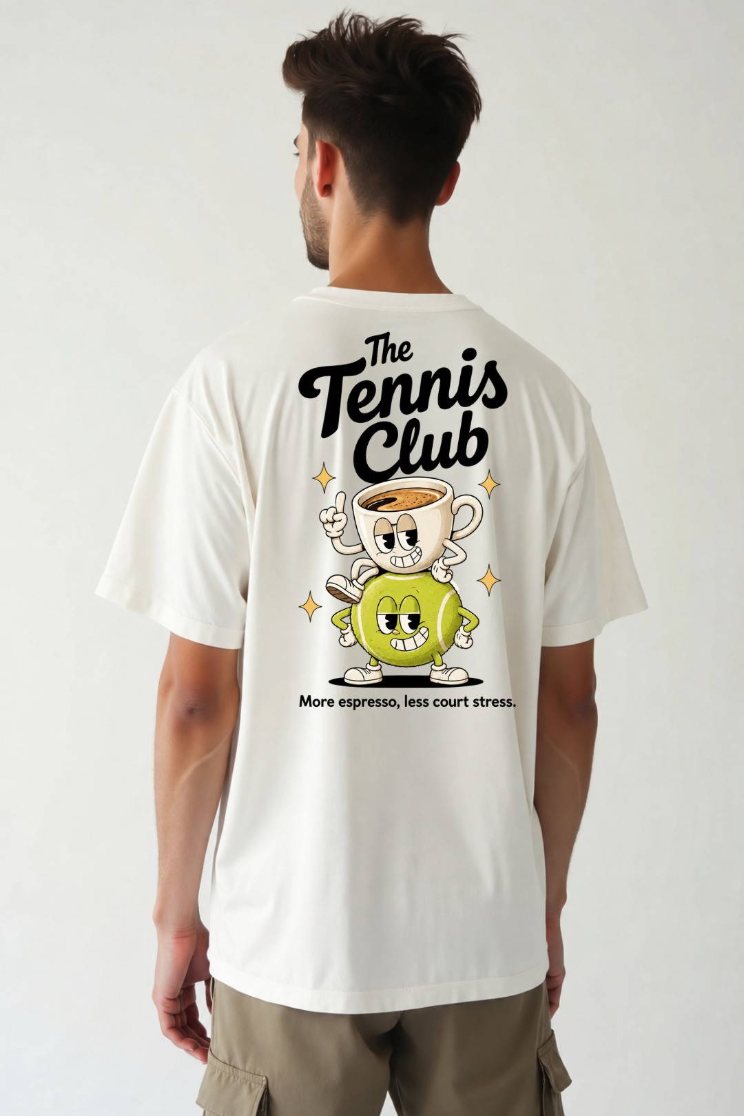 Camisa Oversized More Espresso, Less Court Stress