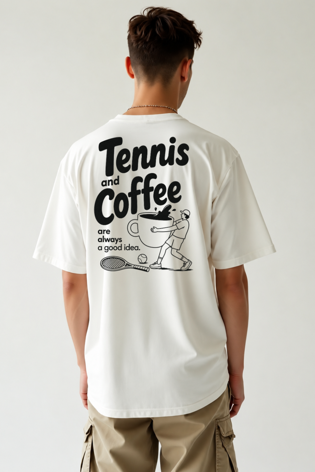 Camisa Oversized Coffee Lovers