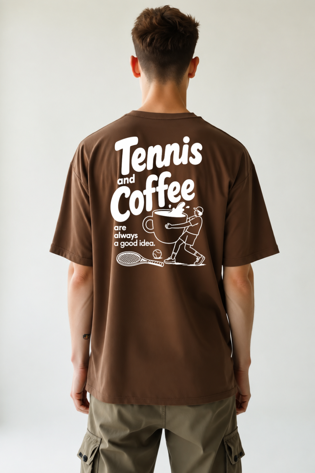 Camisa Oversized Coffee Lovers