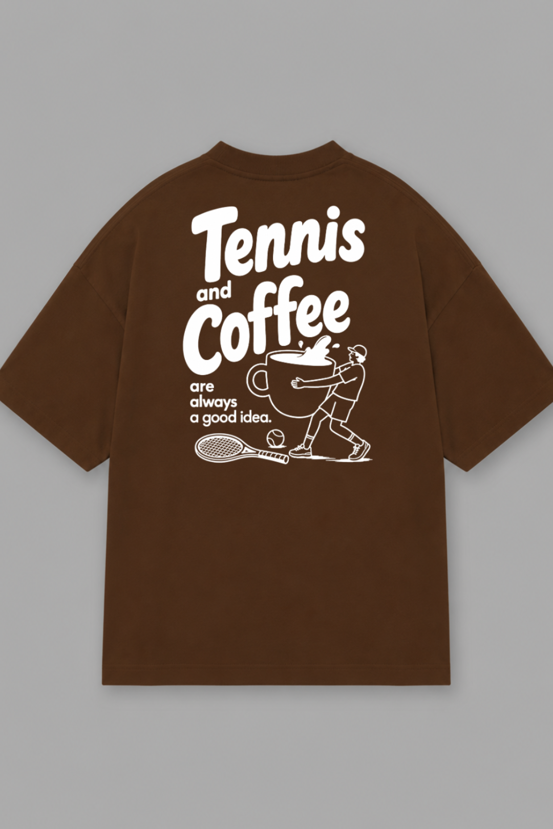 Camisa Oversized Coffee Lovers