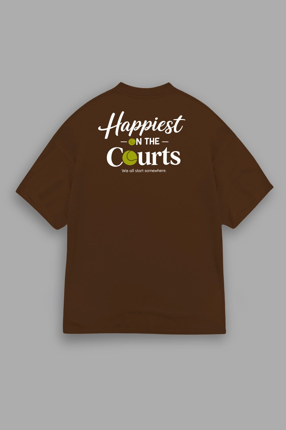 Camisa Oversized Happiest on the Courts