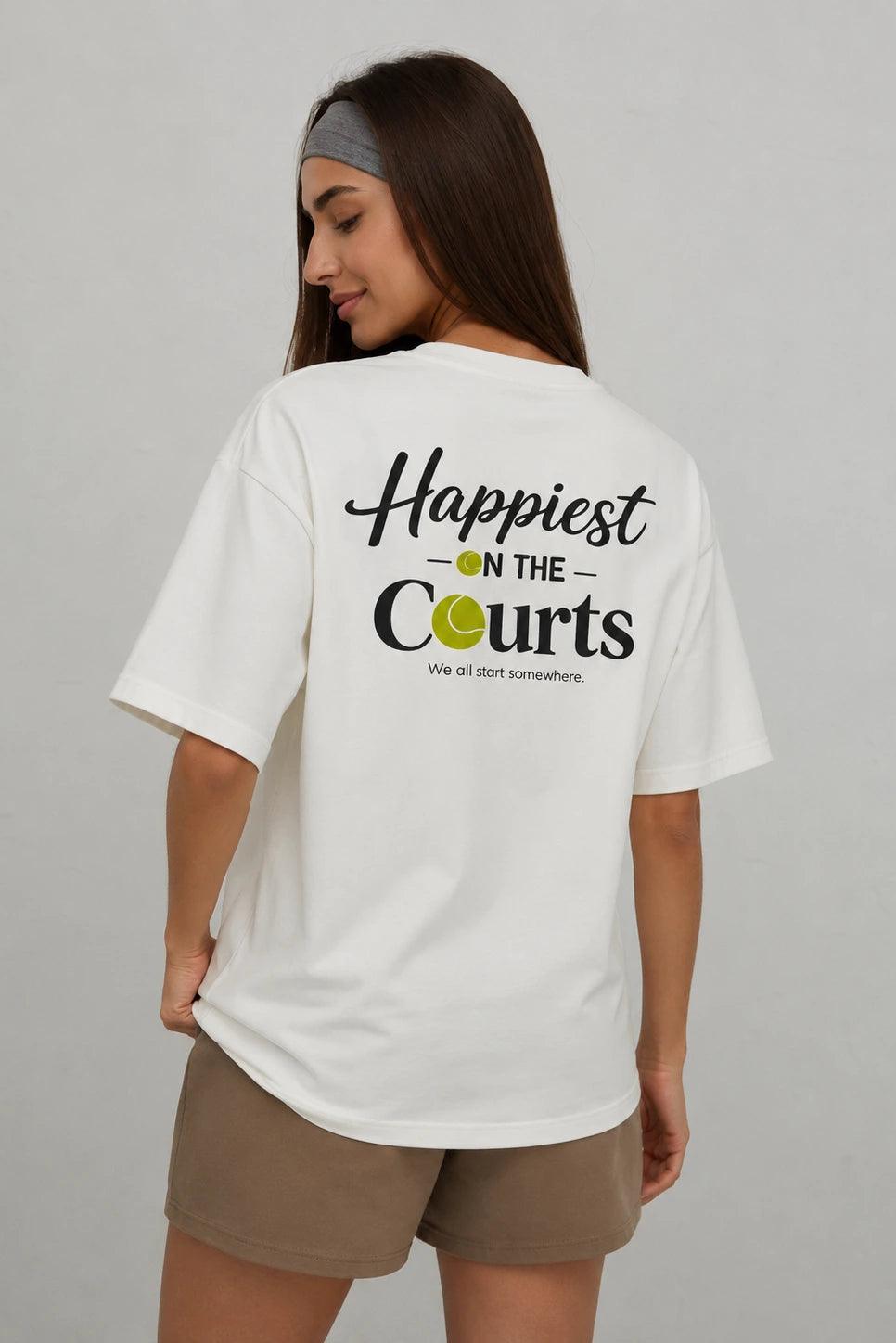 Camisa Oversized Happiest on the Courts