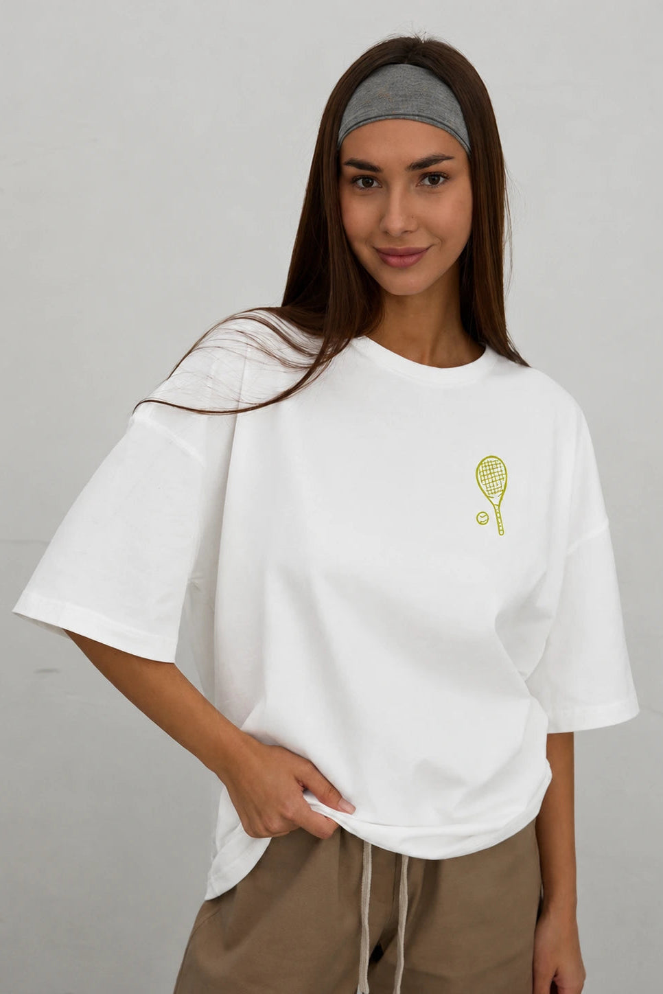Camisa Oversized Happiest on the Courts