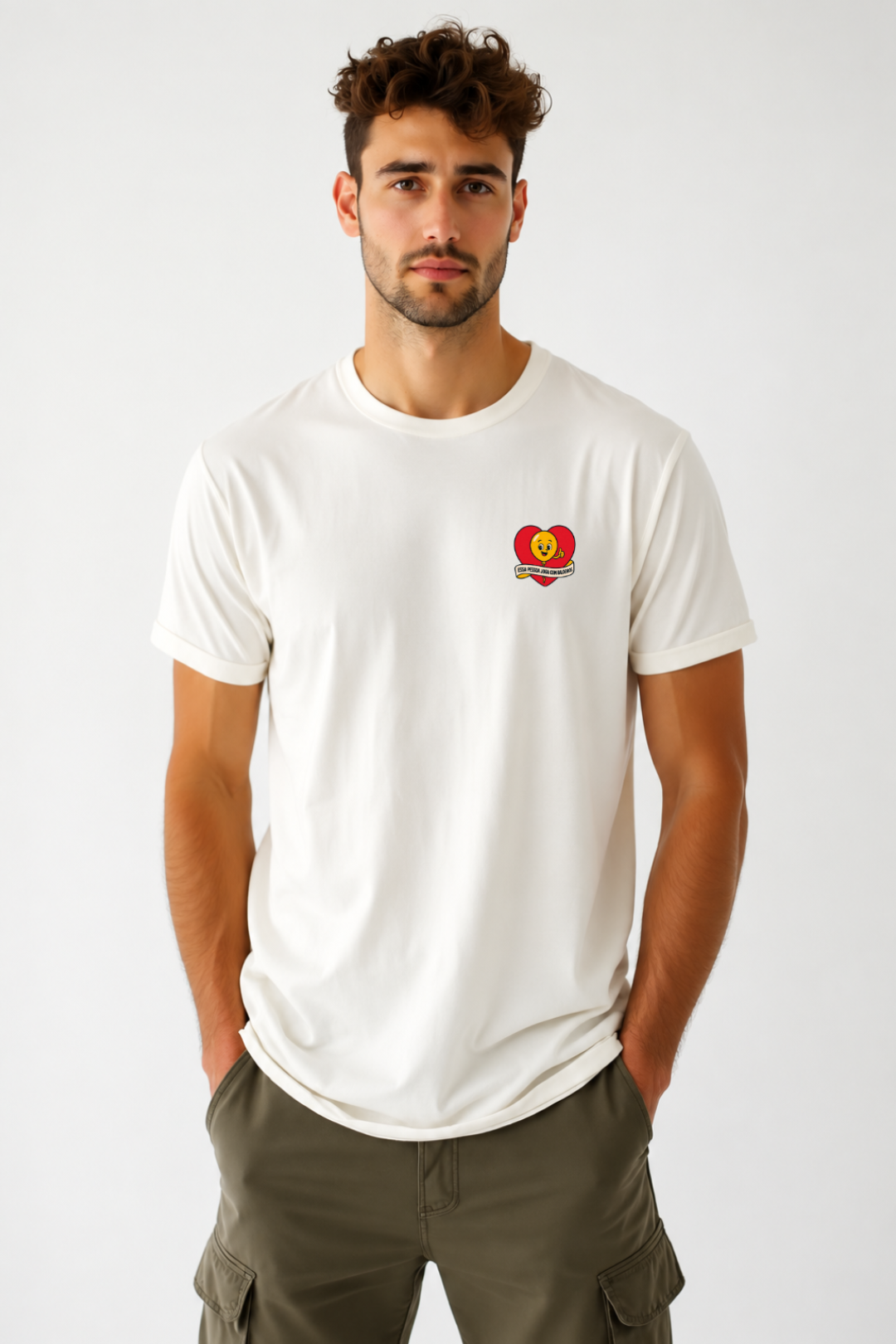 Camisa Básica Jogo com baloeiros