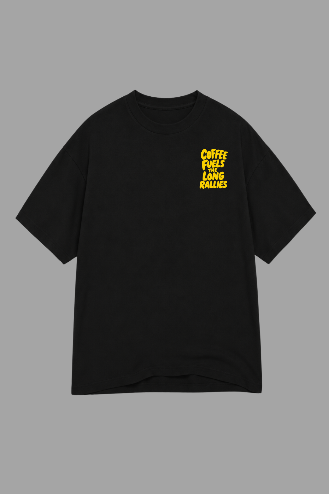 Camisa Oversized Coffee and Rallies