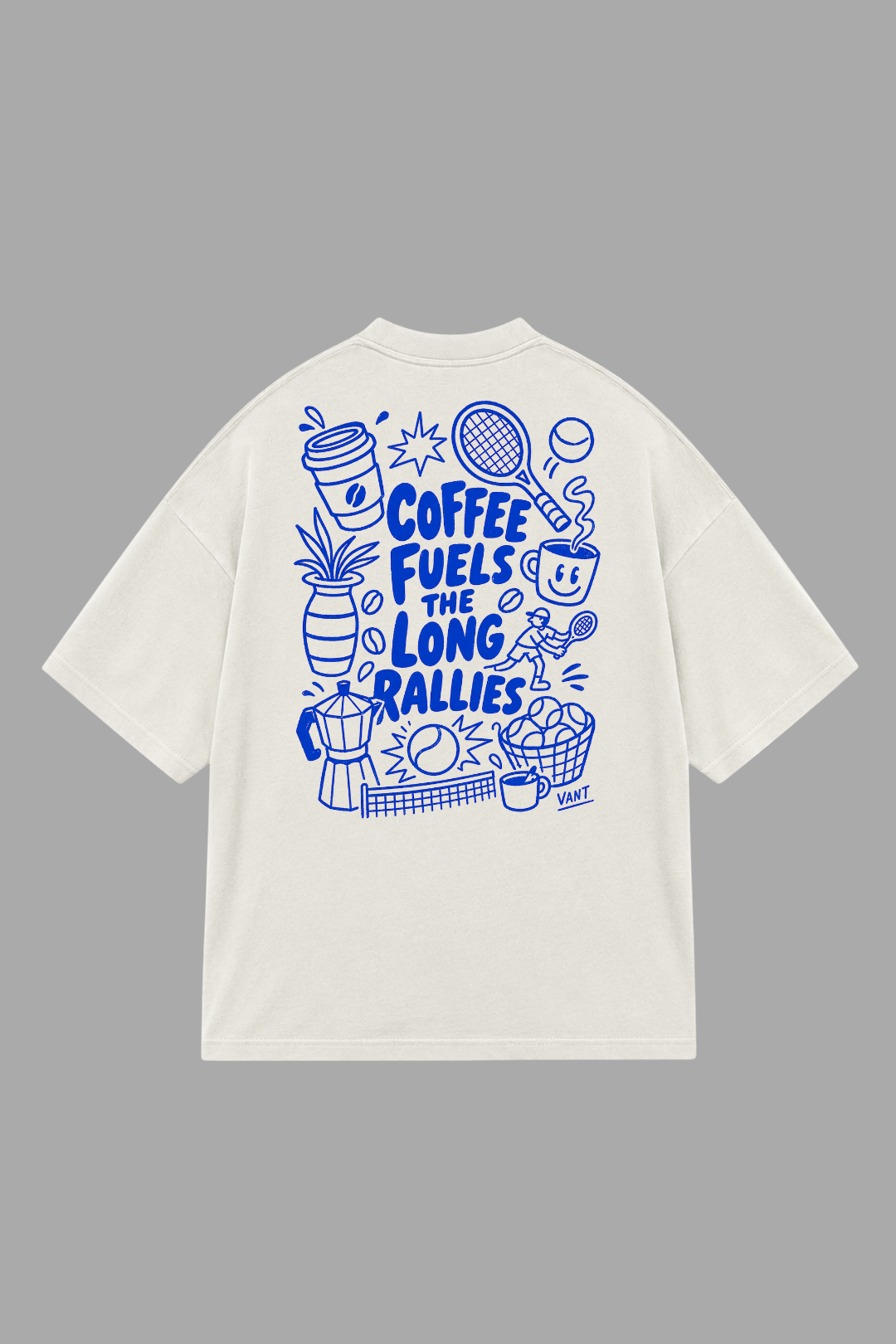 Camisa Oversized Coffee and Rallies