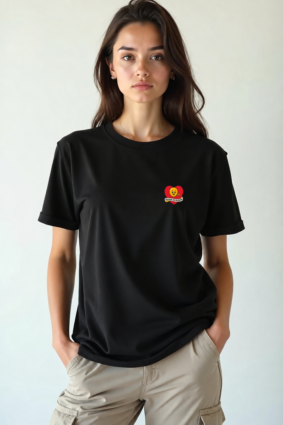 Camisa Básica Jogo com baloeiros