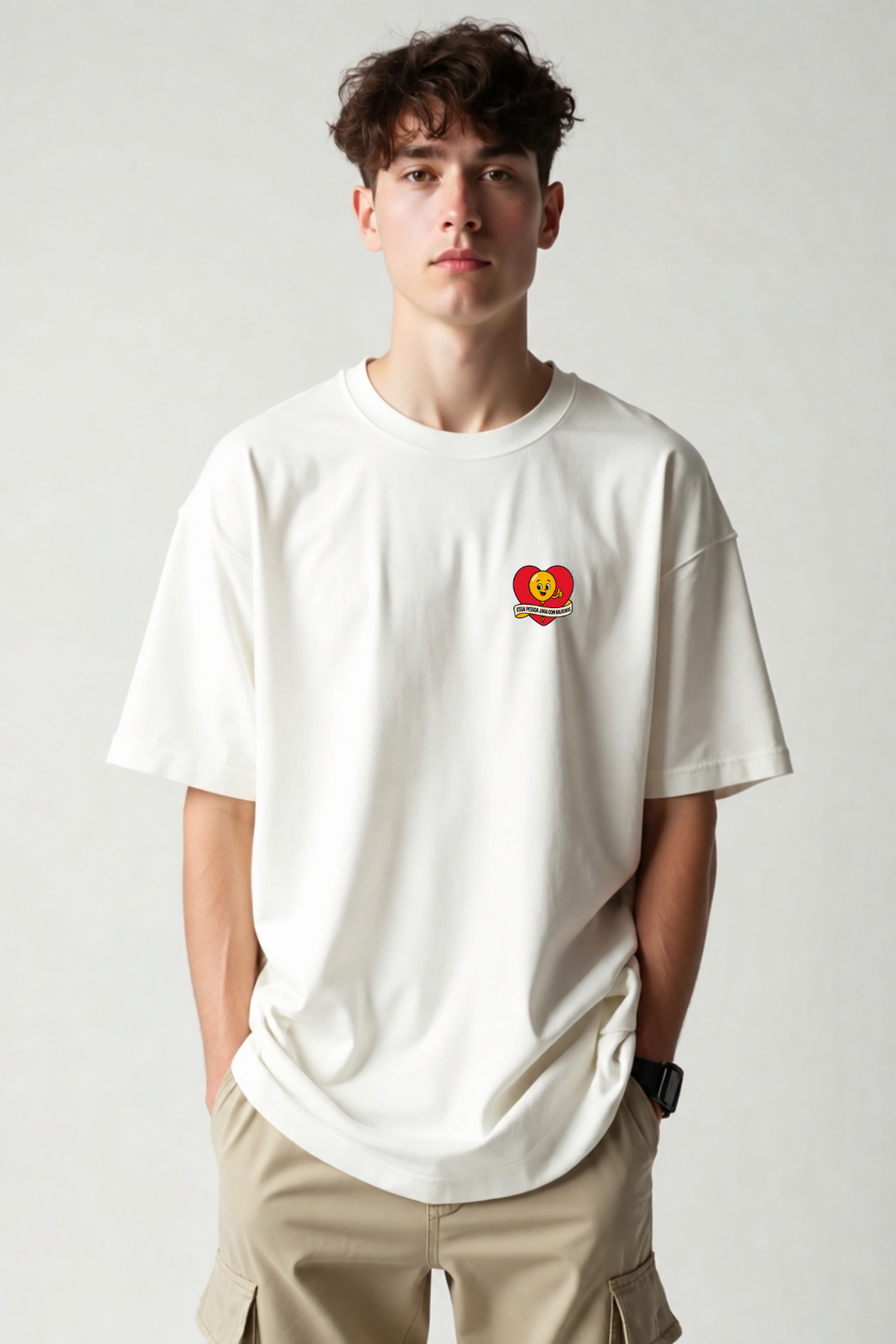 Camisa Oversized Jogo com Baloeiros