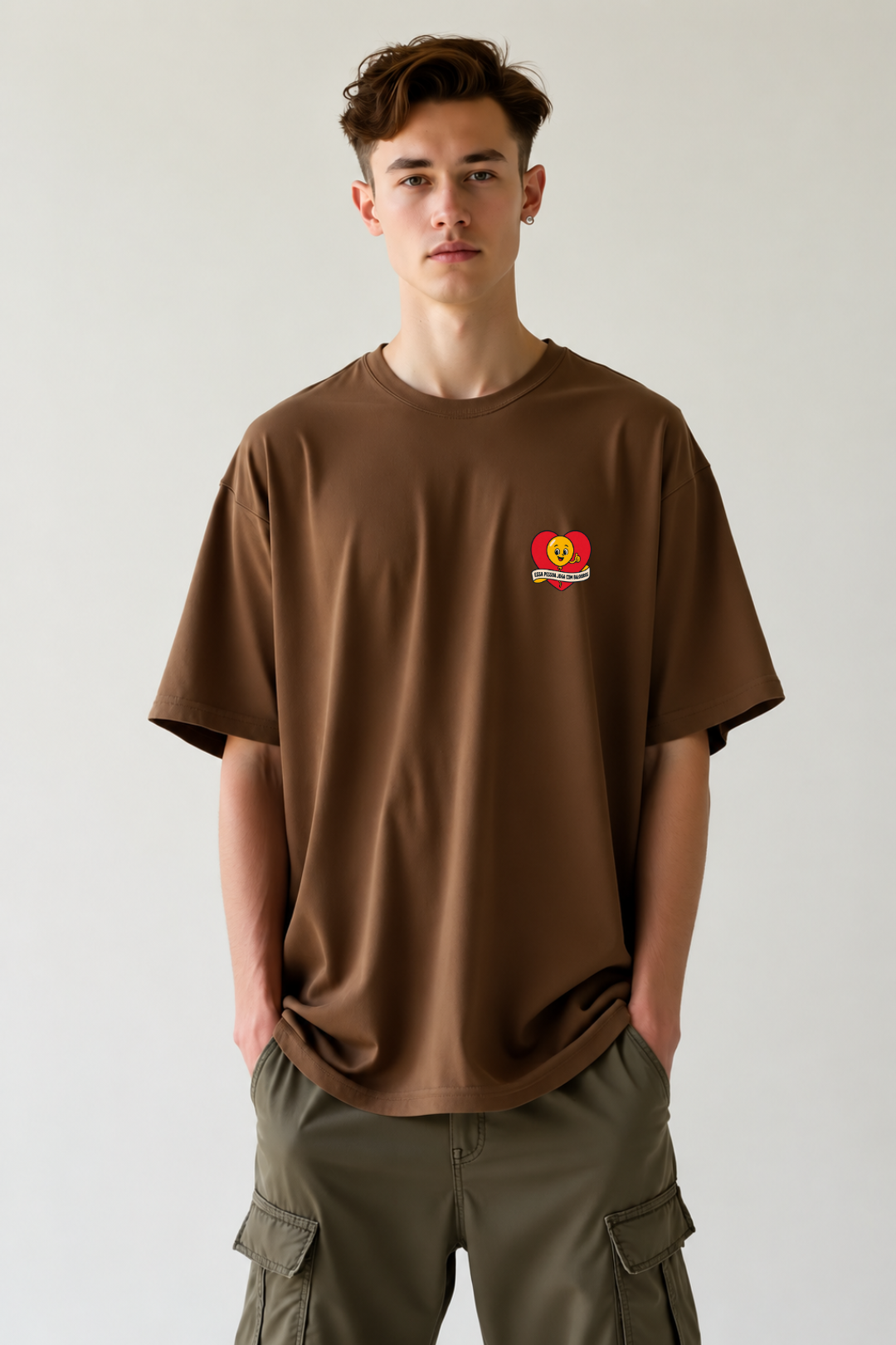 Camisa Oversized Jogo com Baloeiros