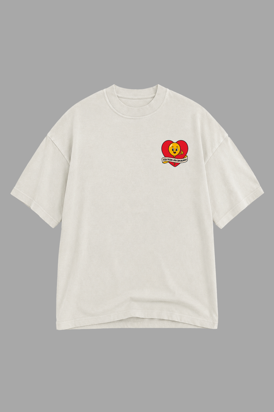Camisa Oversized Jogo com Baloeiros