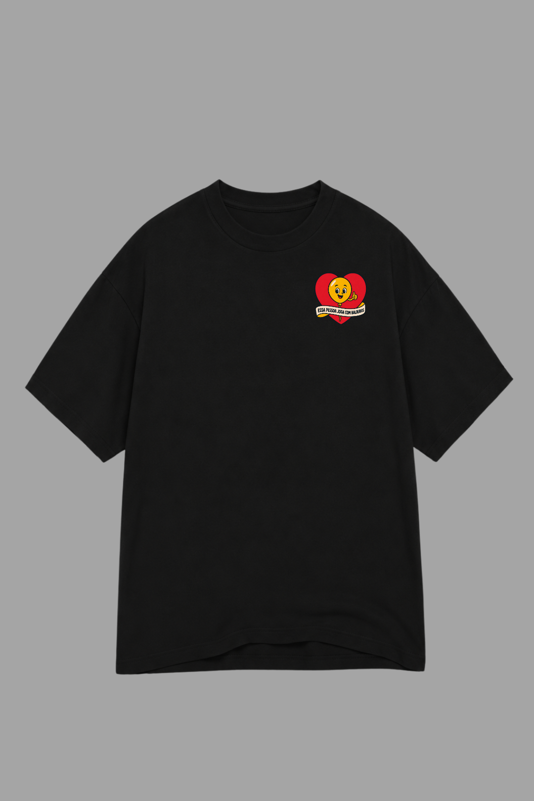 Camisa Oversized Jogo com Baloeiros