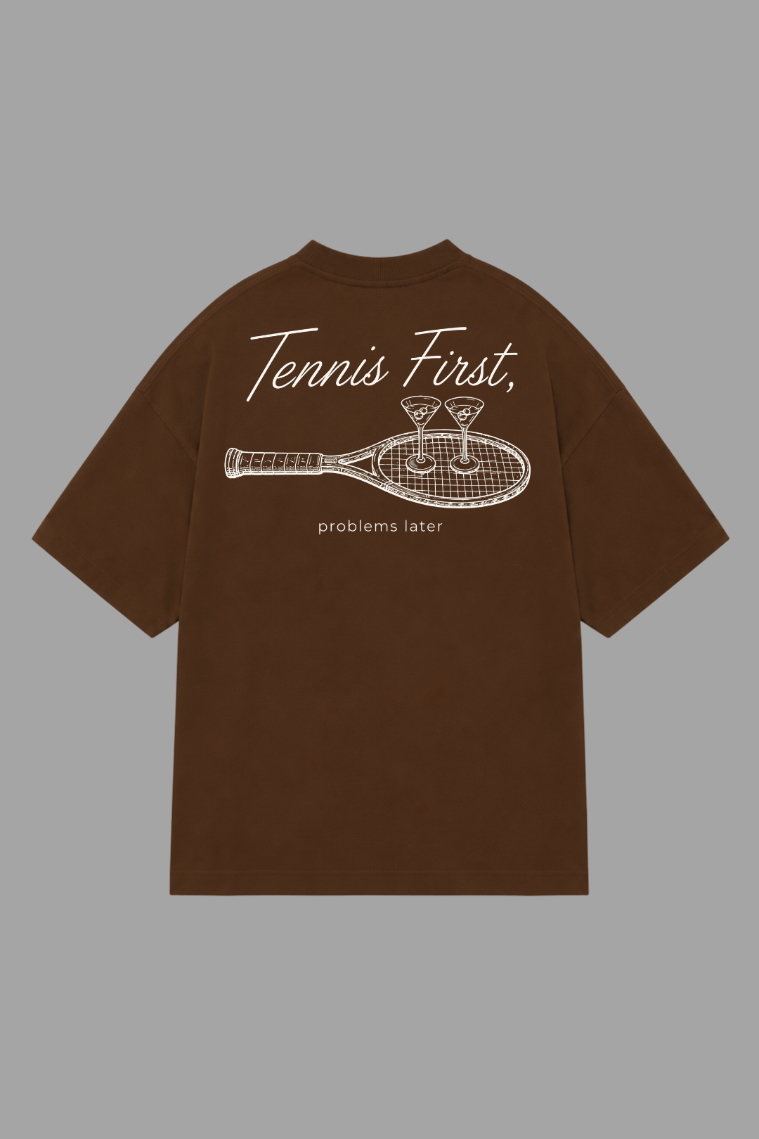 Camisa Oversized Tennis first, problems later