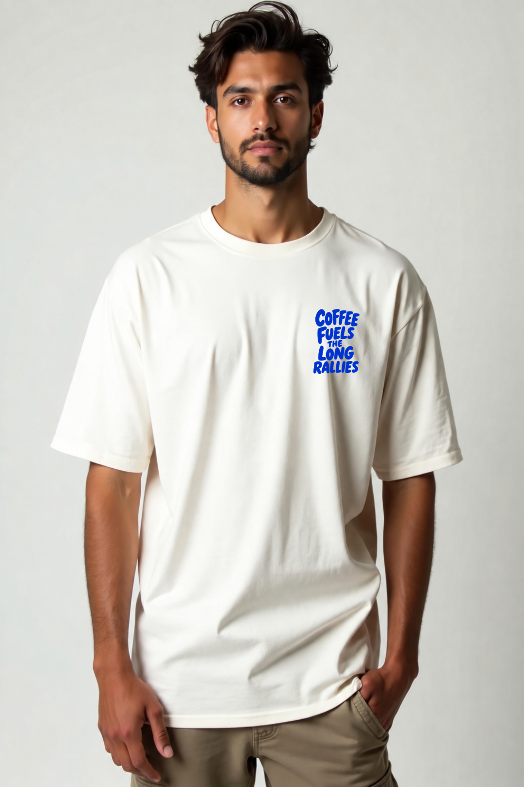 Camisa Oversized Coffee and Rallies