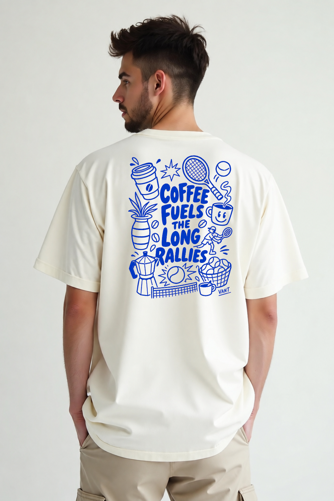 Camisa Oversized Coffee and Rallies