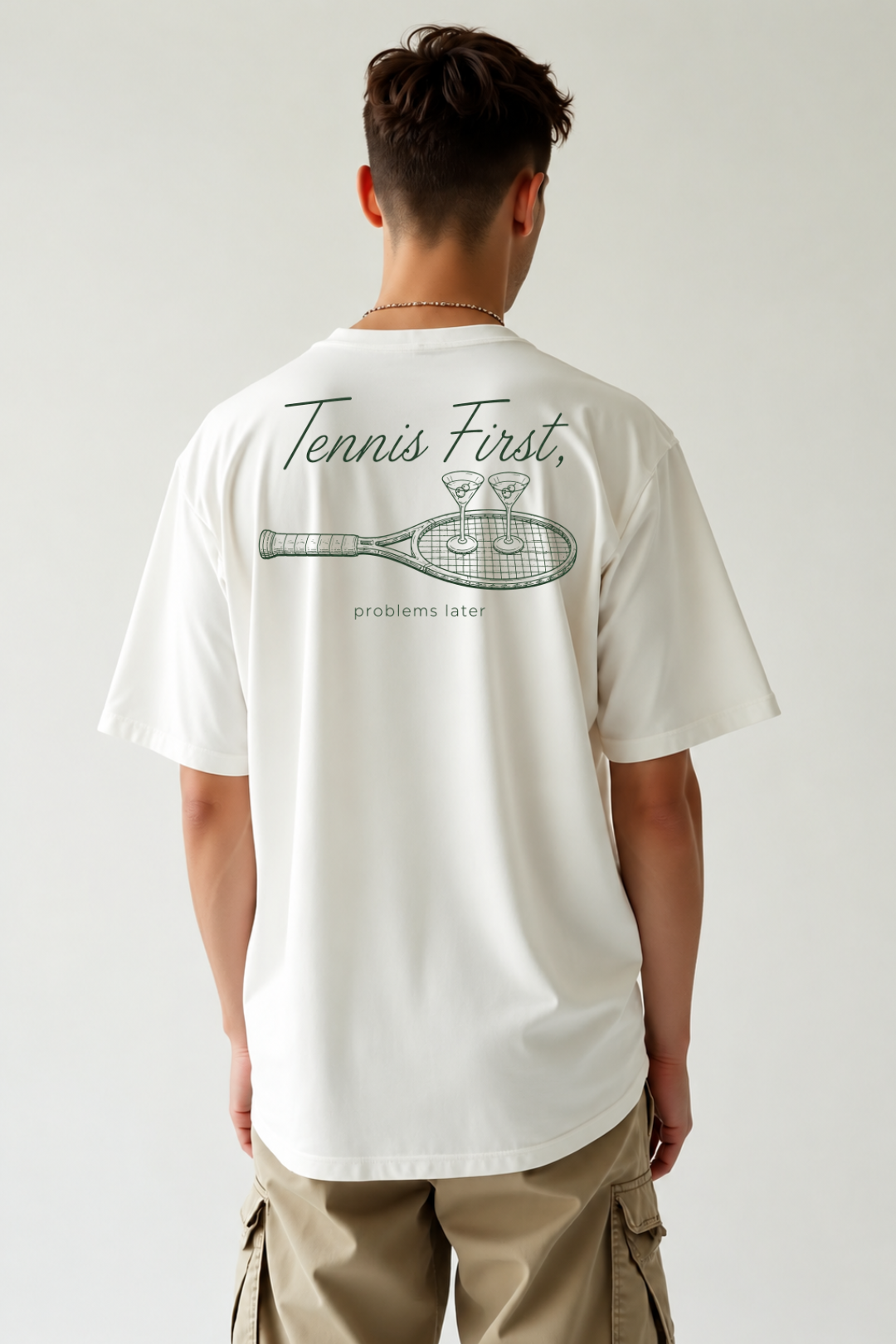 Camisa Oversized Tennis first, problems later