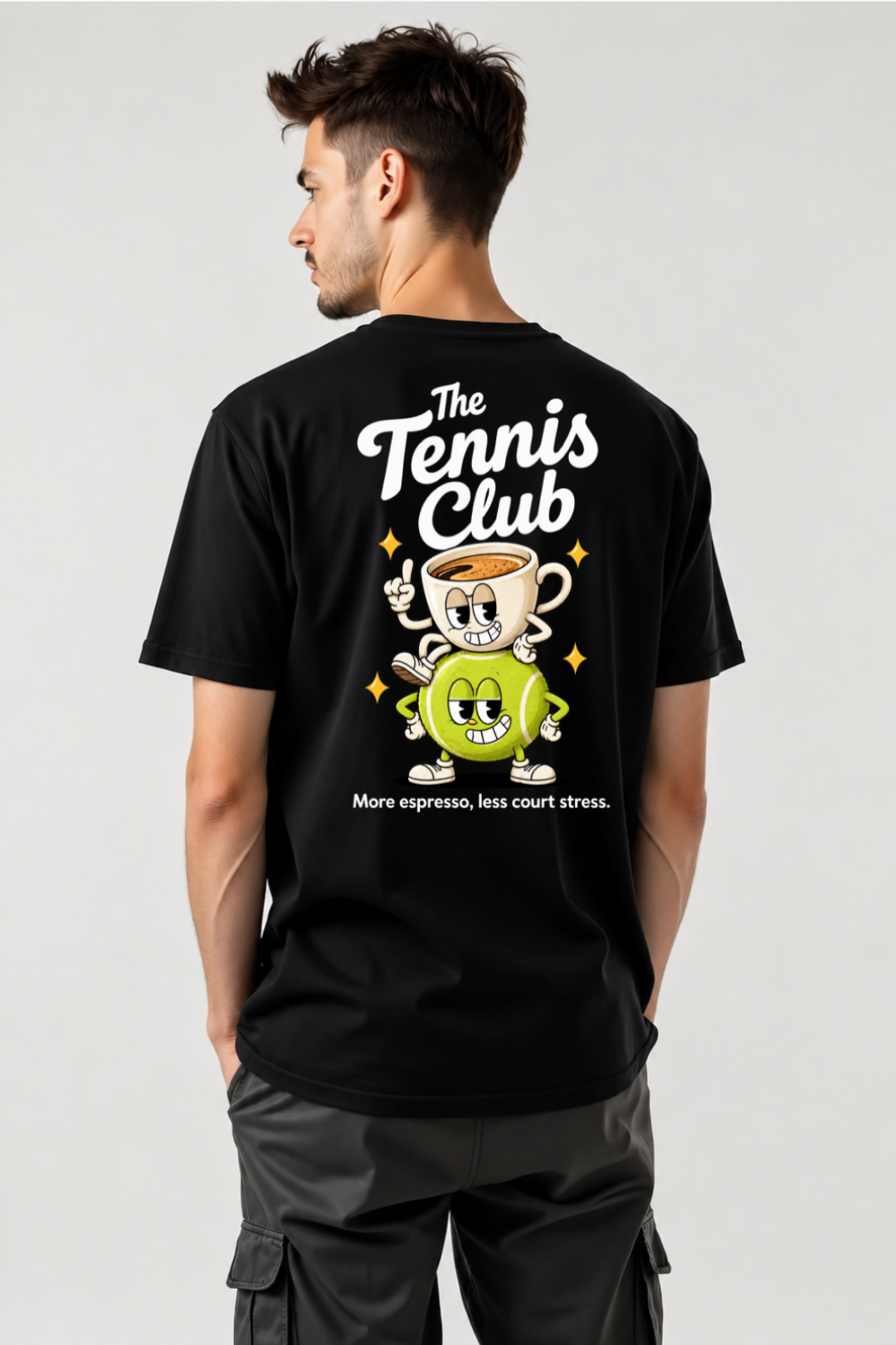 Camisa Oversized More Espresso, Less Court Stress