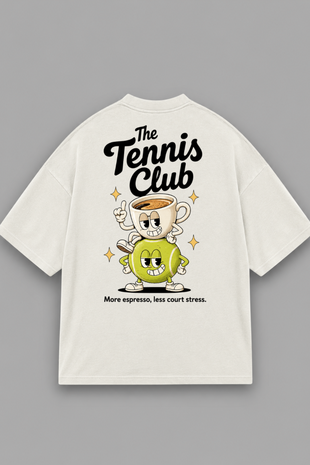 Camisa Oversized More Espresso, Less Court Stress