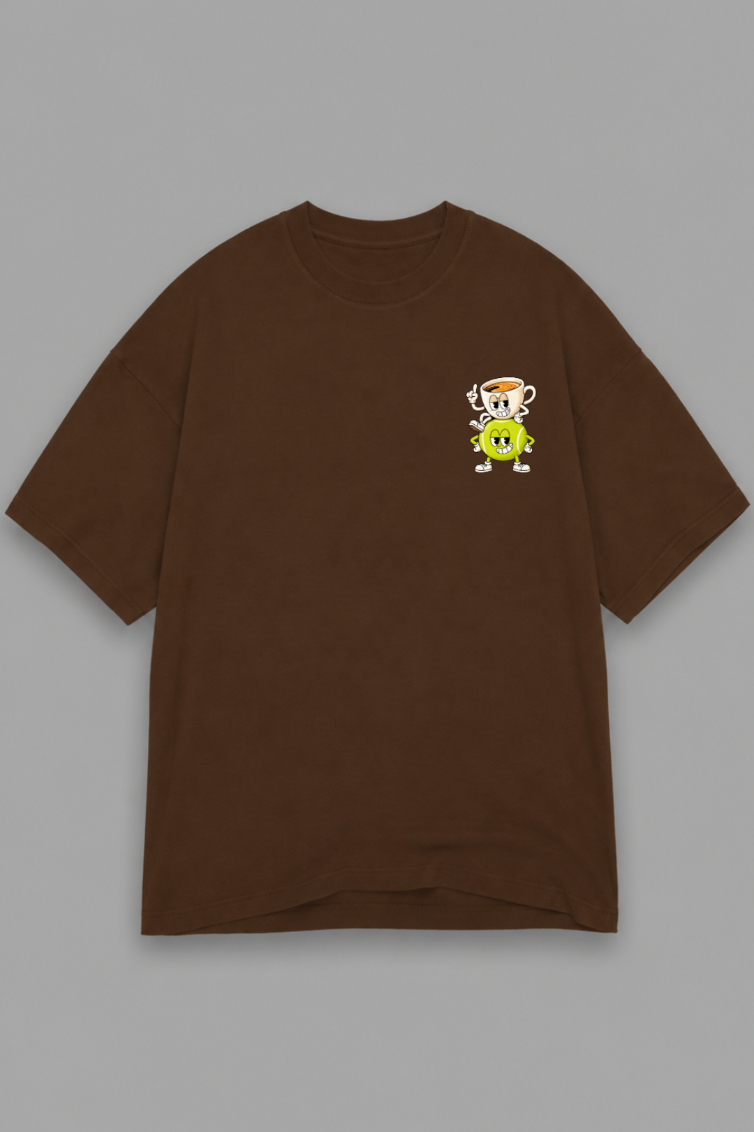 Camisa Oversized More Espresso, Less Court Stress