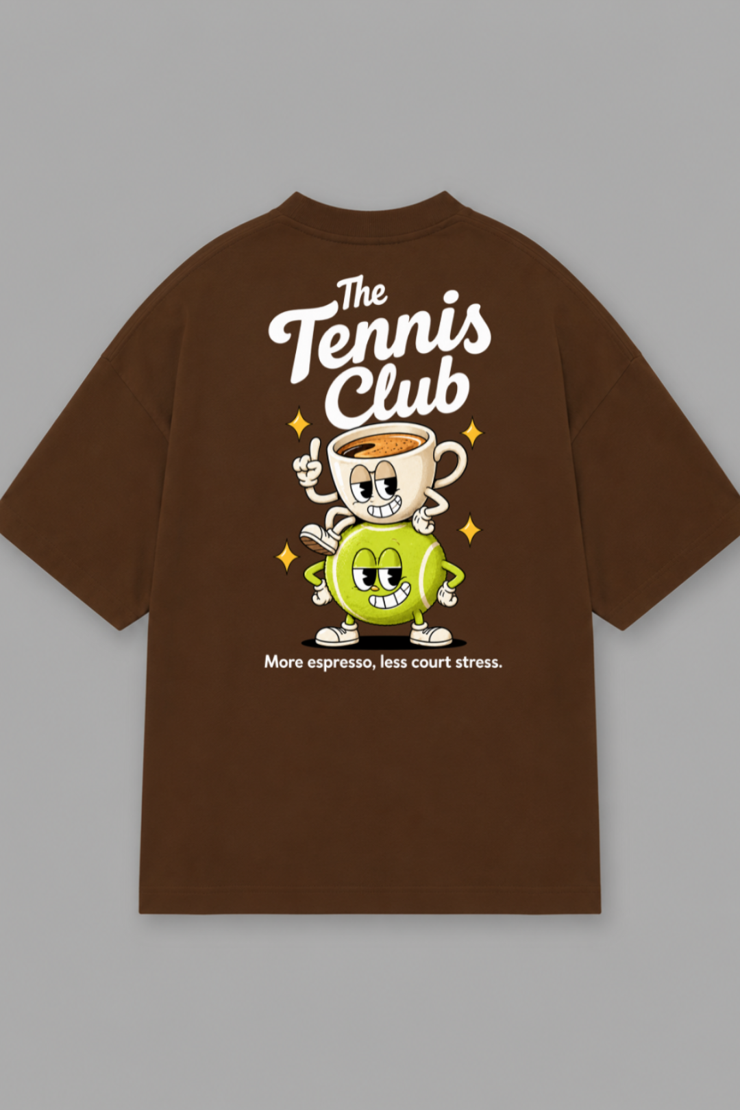Camisa Oversized More Espresso, Less Court Stress
