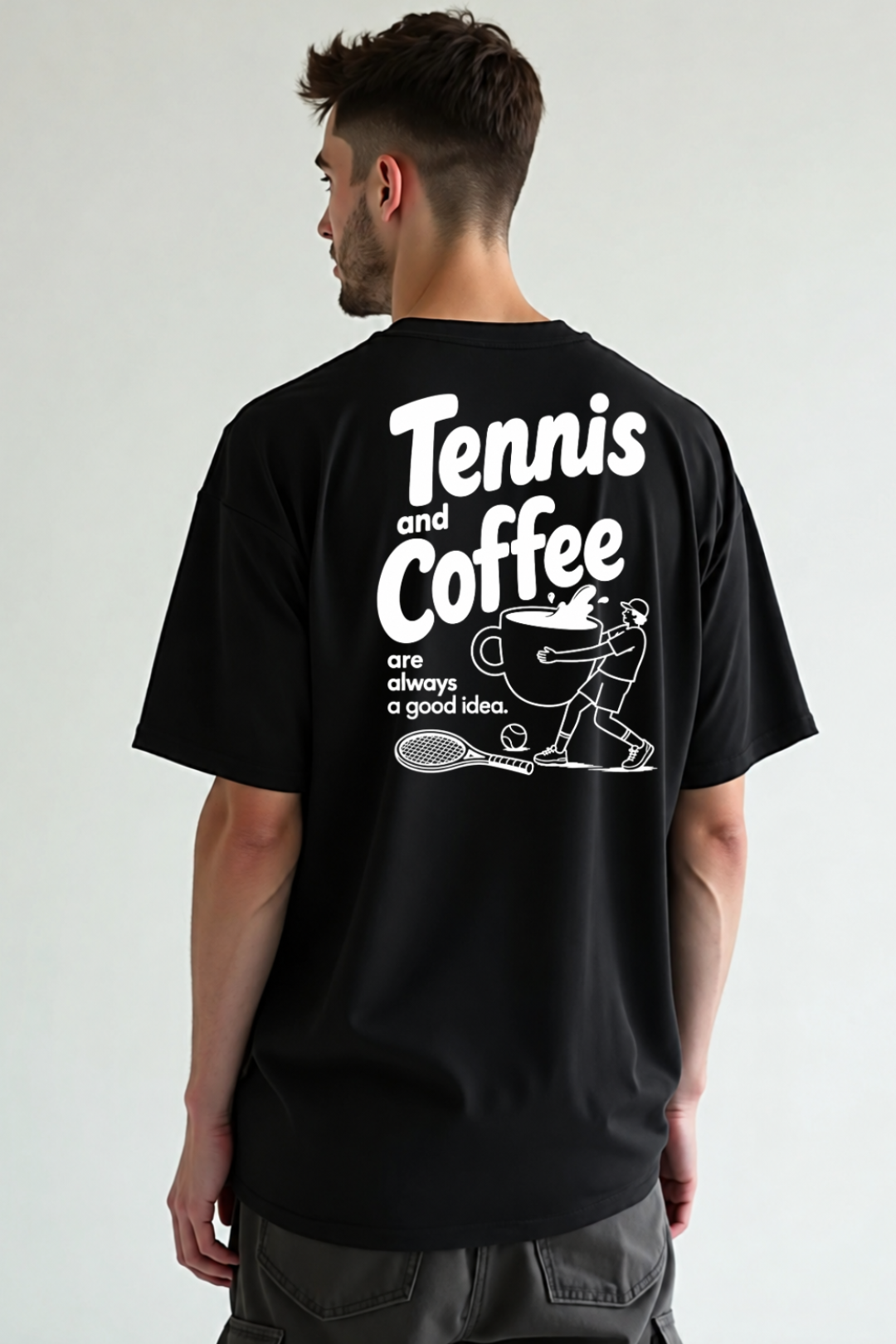 Camisa Oversized Coffee Lovers