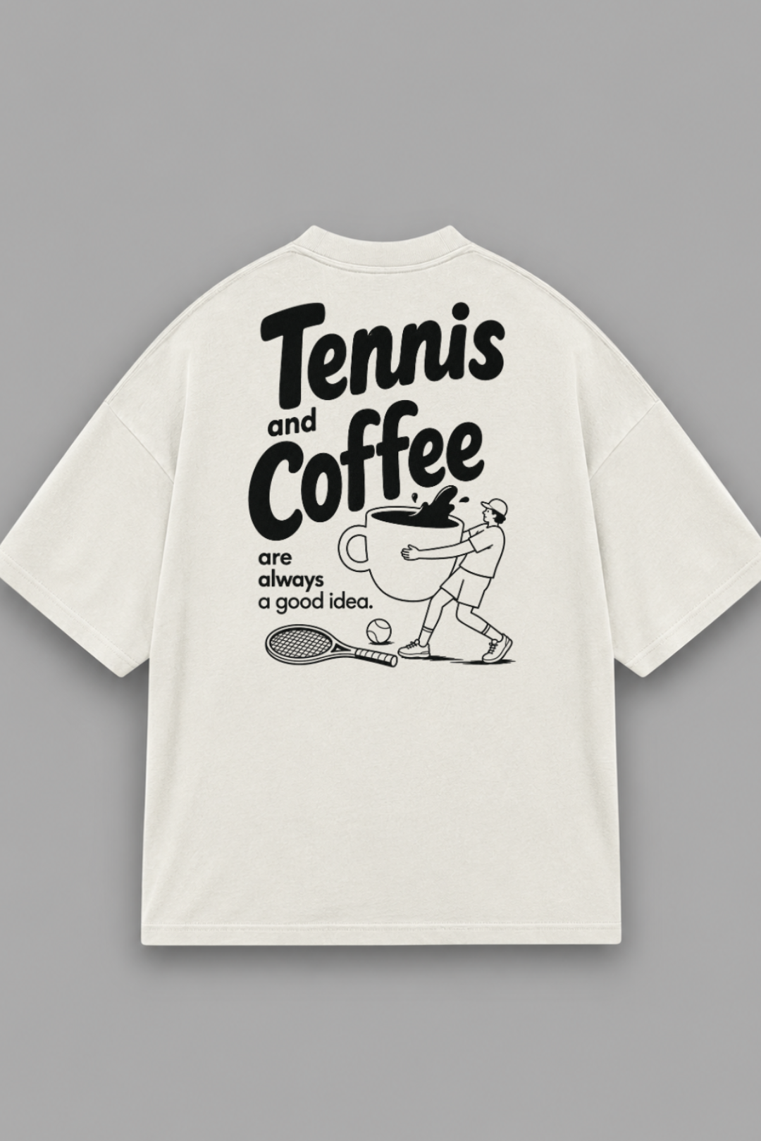 Camisa Oversized Coffee Lovers