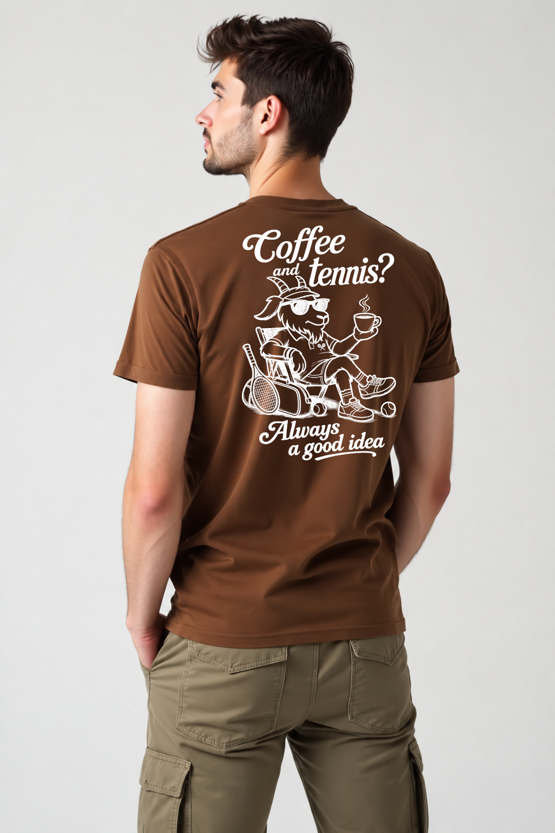 Camisa Básica Coffee and Tennis