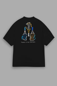 Camisa Oversized Tennis Is My Therapy
